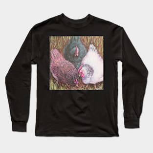 Three Chooks Long Sleeve T-Shirt